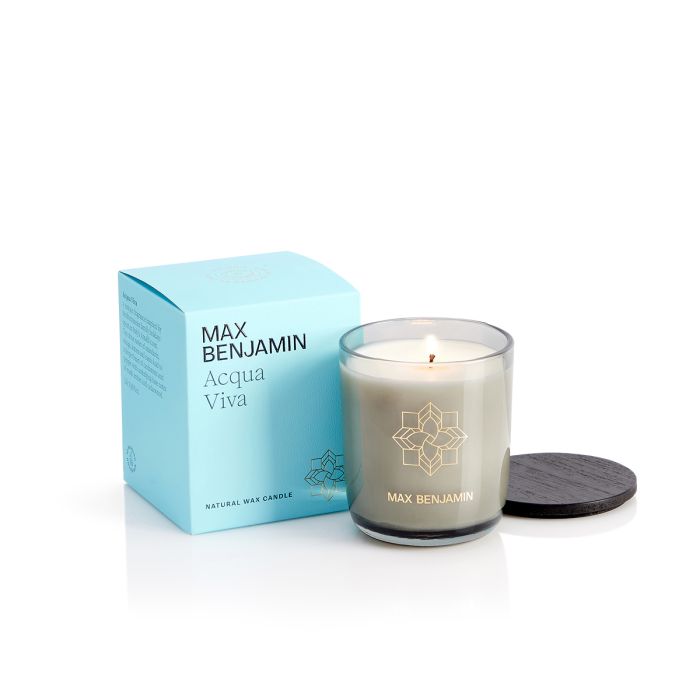 Max Benjamin Acqua Viva Luxury Candle & Lid