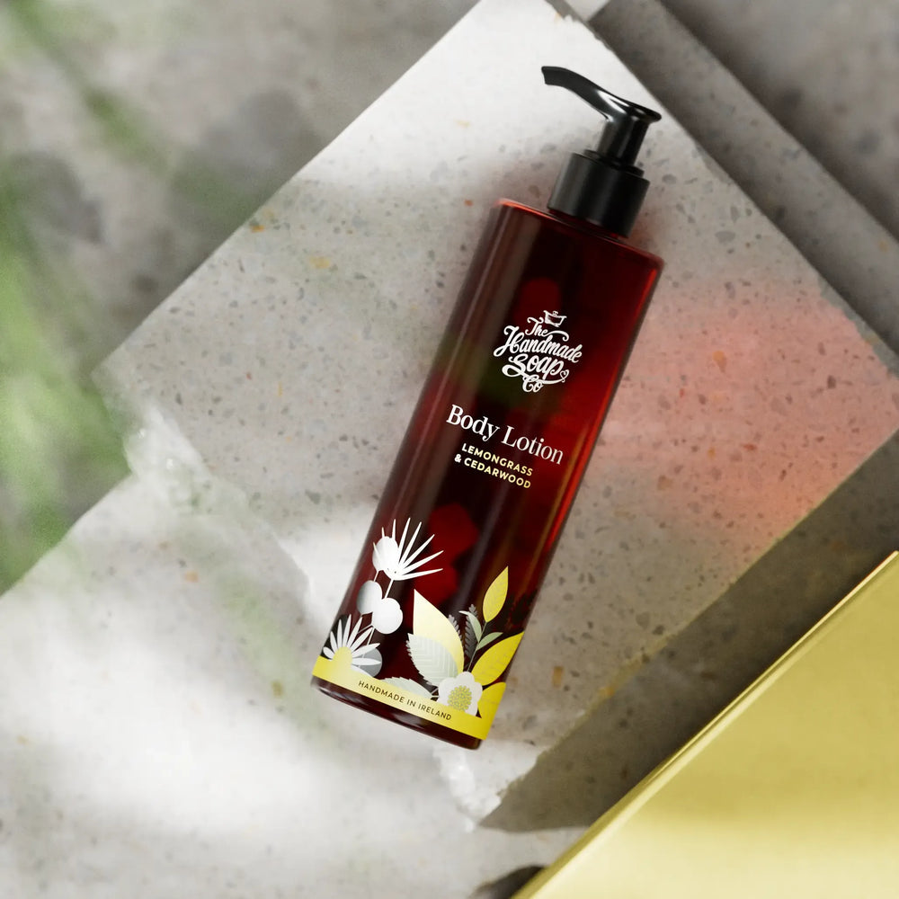 Lemongrass and Cedarwood Body Lotion by the Handmade Soap Co.