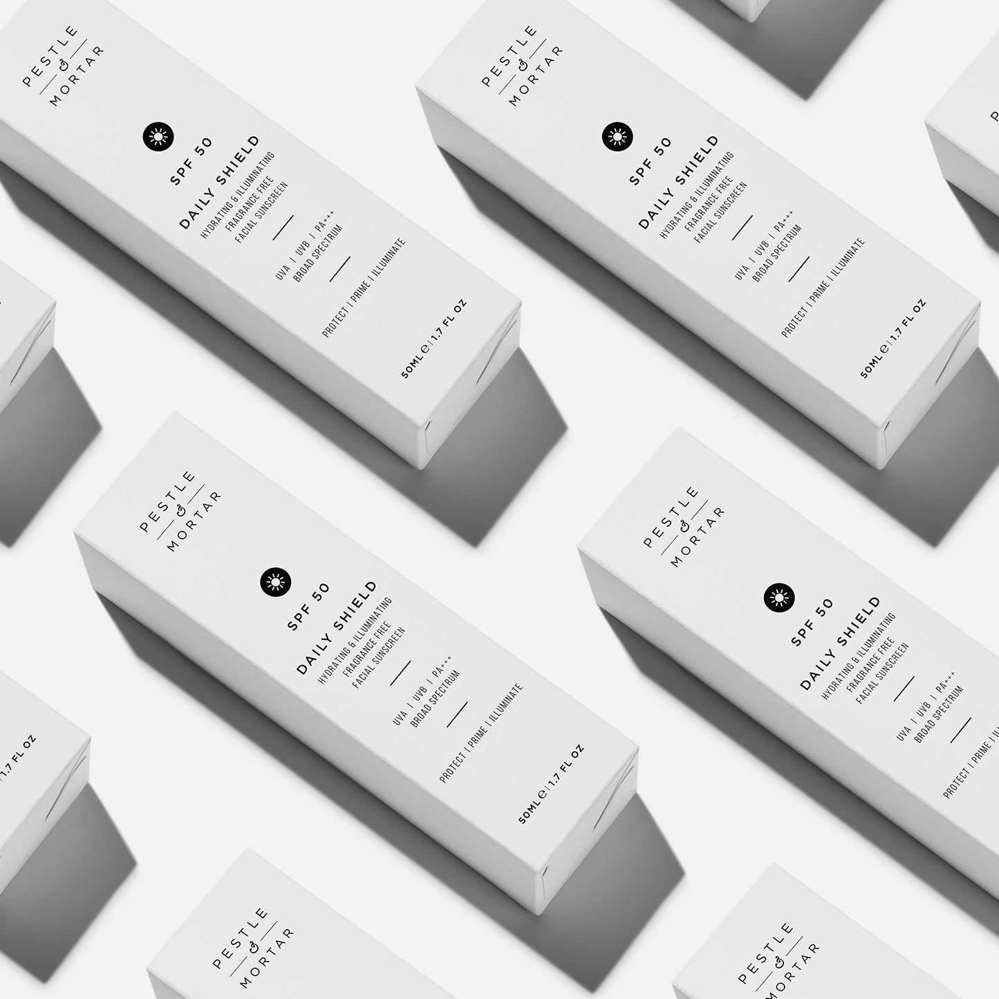 DAILY SHIELD SPF 50 by Pestle & Mortar   UVA | UVB | PA+++ | 50ML