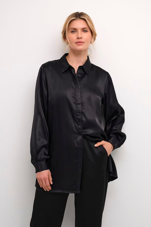 Sheena Satin Shirt – Groogans 109