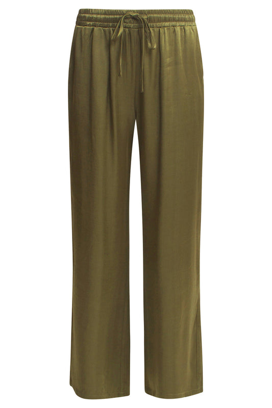 Brianna wide satin trousers