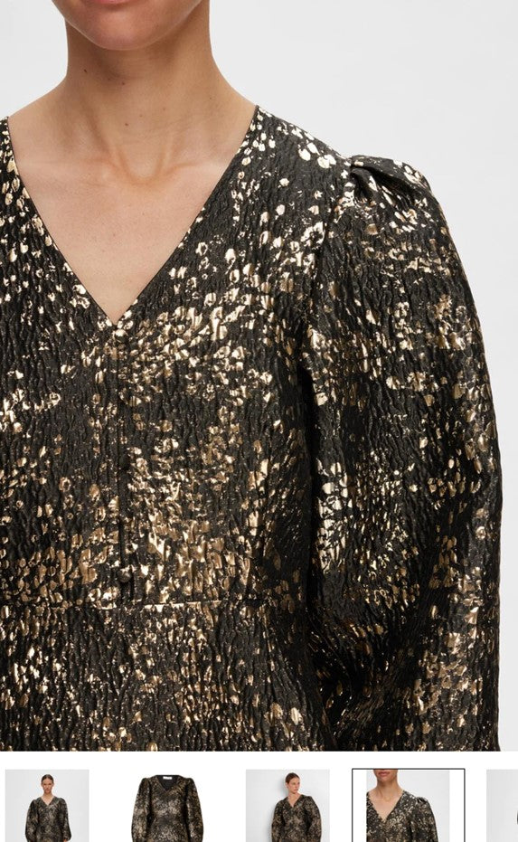 Gerri Gold Dress