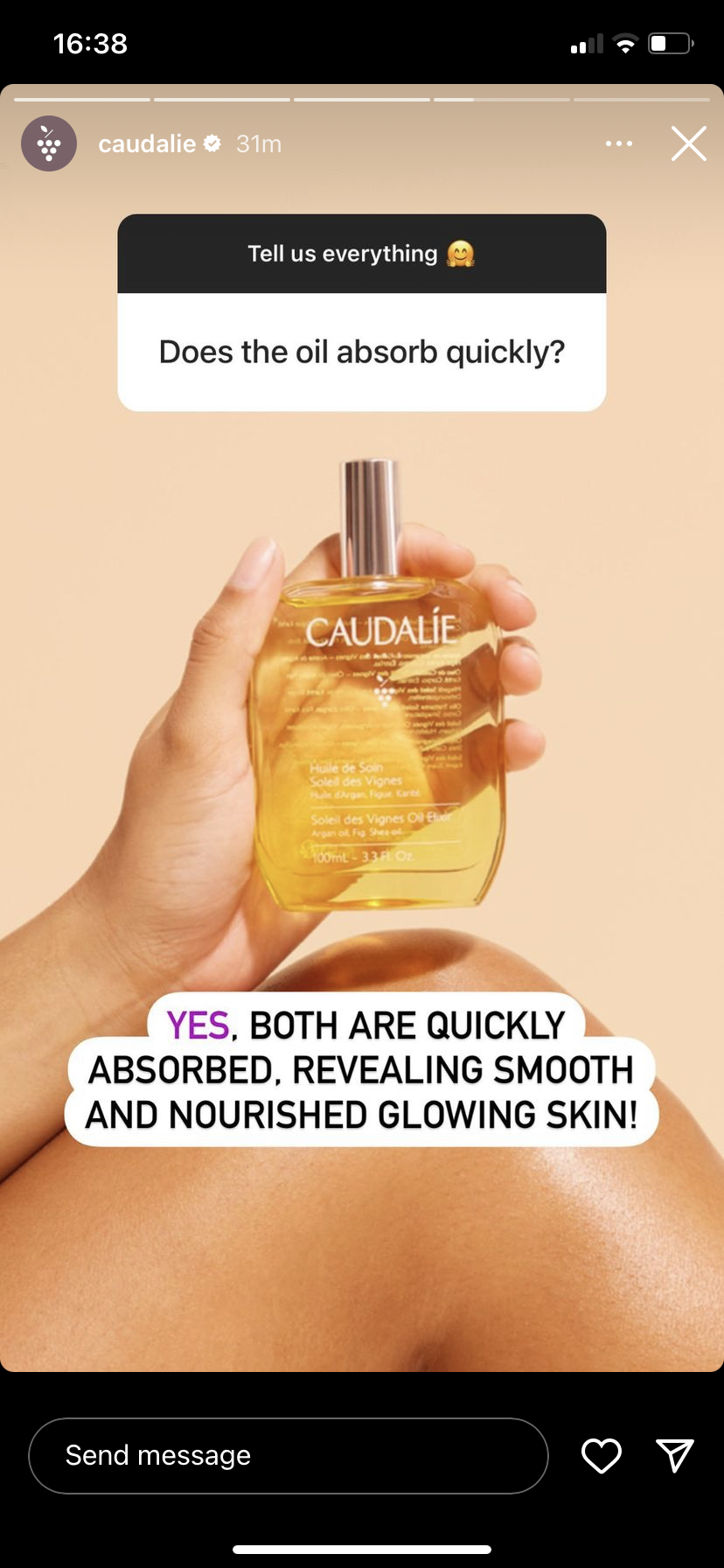 Soleil des Vignes Oil Elixir 50 ml - Caudile *New Product*