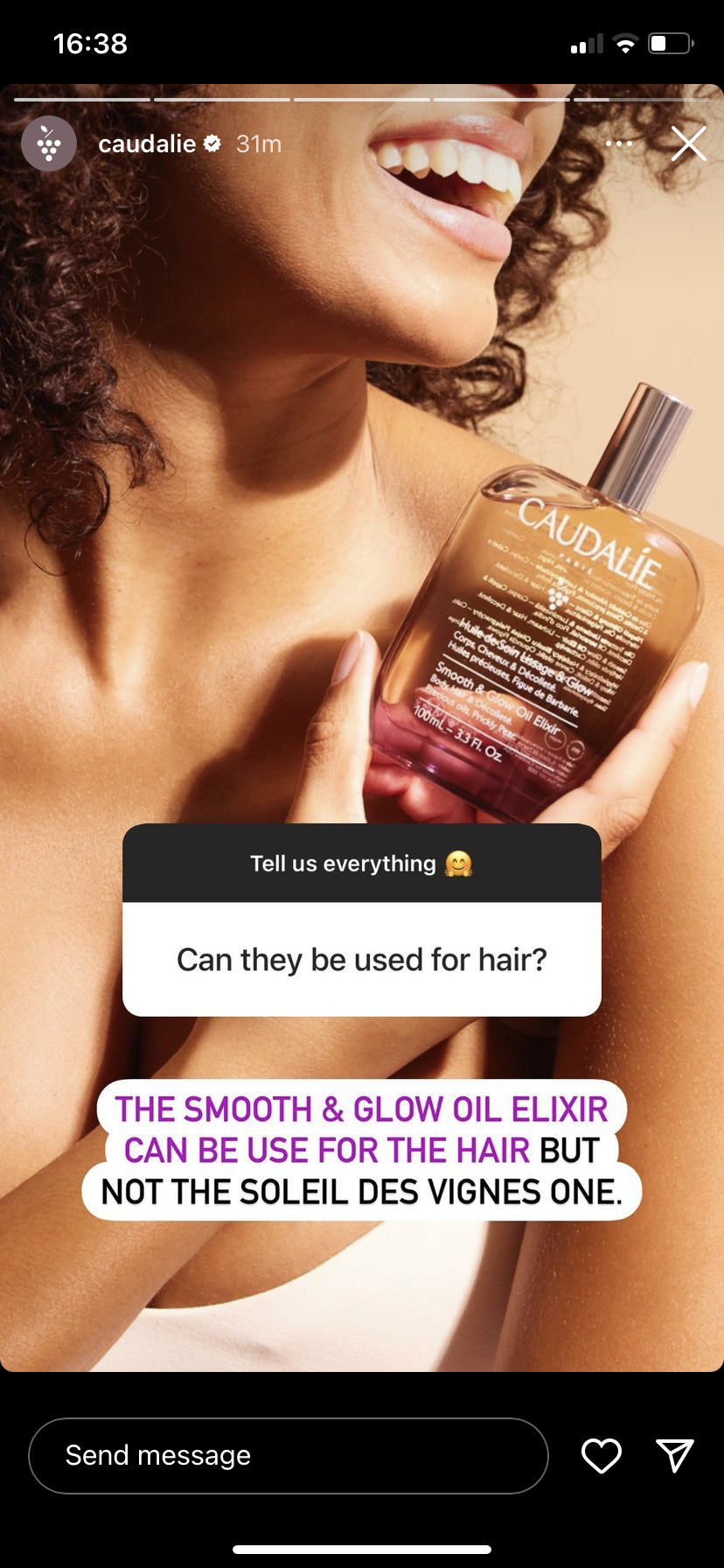 Smooth & Glow Fig Oil Elixir 100ml - Caudile *New Product*
