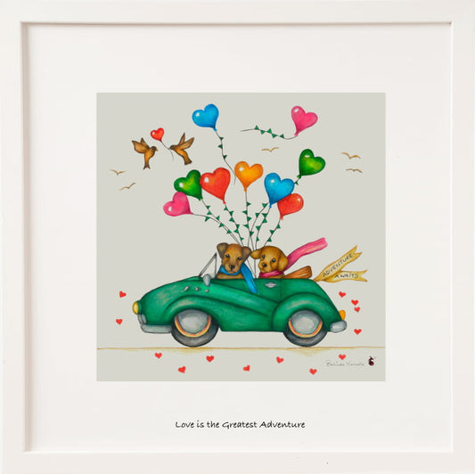 True Love is the Greatest Adventure Miniature By Belinda Northcote