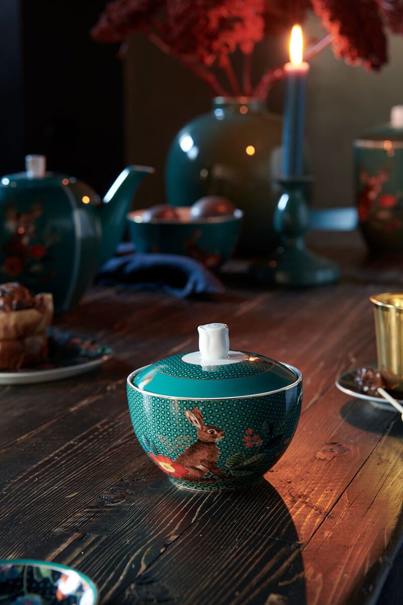 Pip Studio Winter Wonderland Sugar Bowl Green