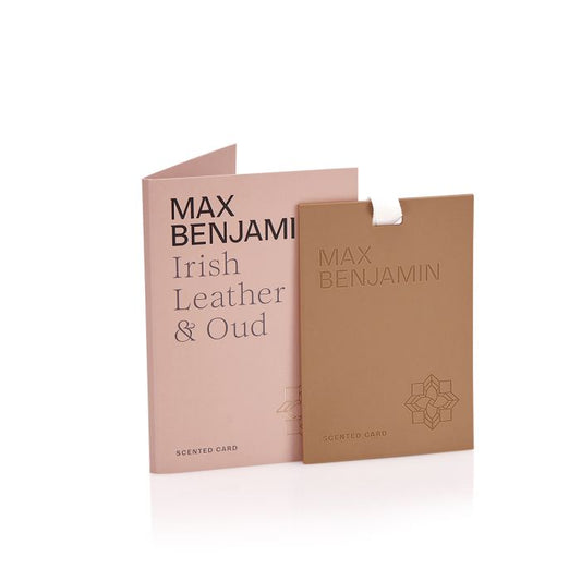 Max Benjamin Irish Leather & Oud Scented Card