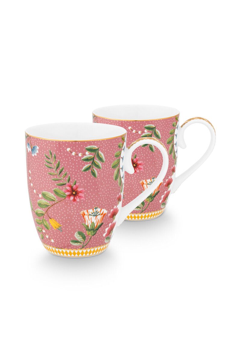 La Majorelle Set/2 Mugs Large Pink