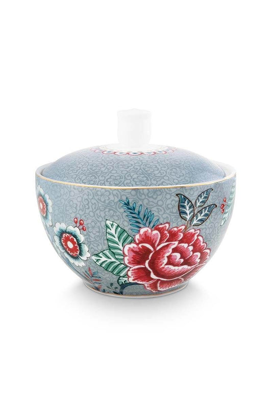 Flower Festival Sugar Bowl Blue by Pip Studio