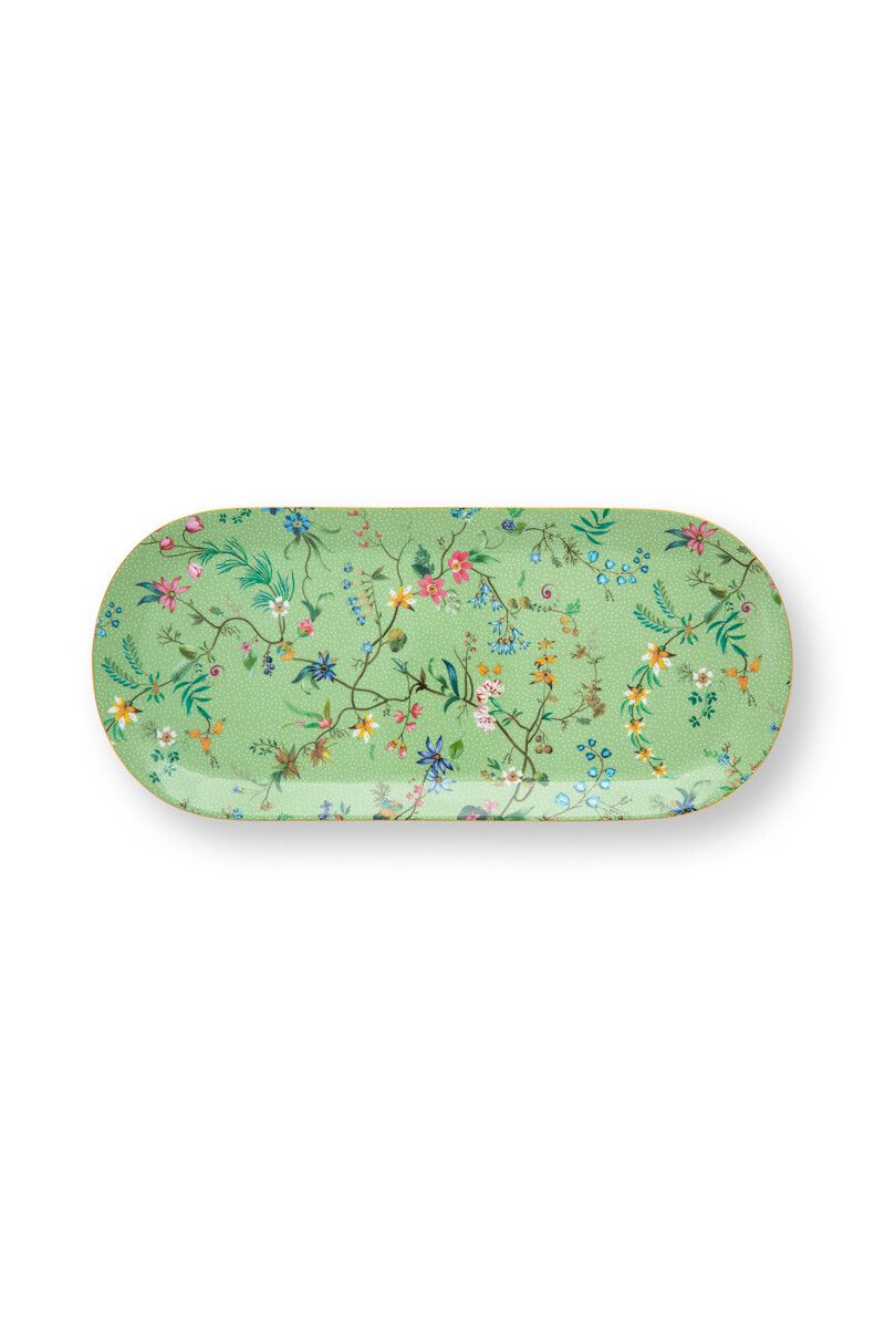 Jolie Cake Tray Rectangular Green by Pip Studio