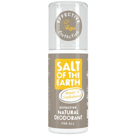 Unisex Natural Deodorant Spray by Salt of the Earth 100ml