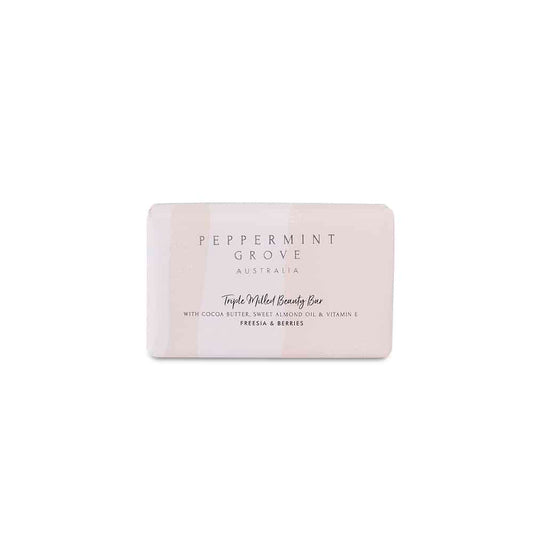 FREESIA & BERRIES BEAUTY BAR 200G by Peppermint Grove Australia