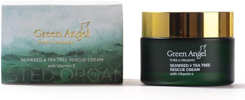 Seaweed & Tea Tree Rescue Cream with Vitamin E by Green Angel