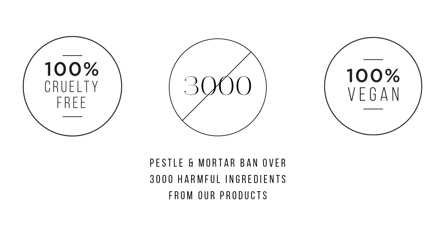 Double Sided Face Cloths - Pack of 3 - Pestle & Mortar