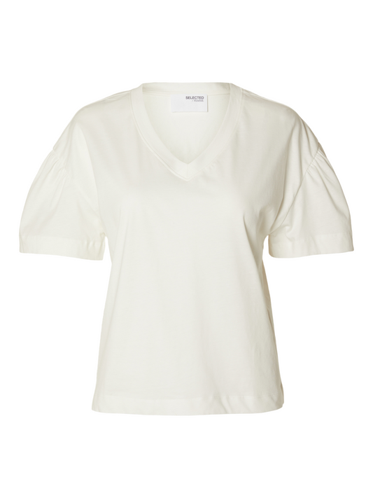 White 100% cotton t-shirt