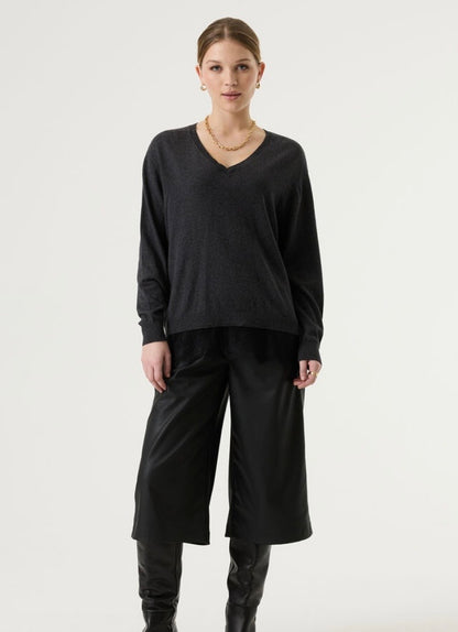 Faux leather culottes