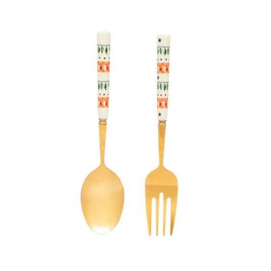 Serving Spoon and Fork Set by Cath Kidston