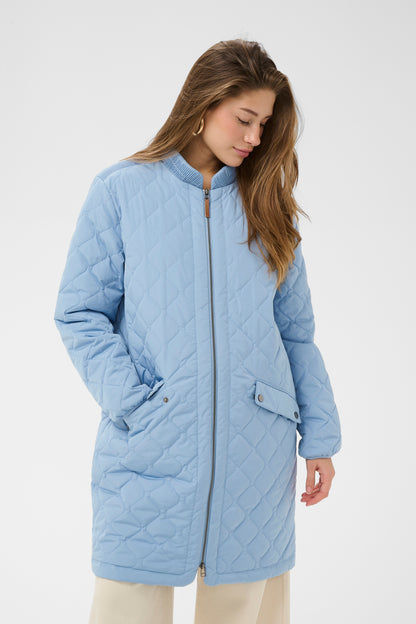 Powder blue padded jacket