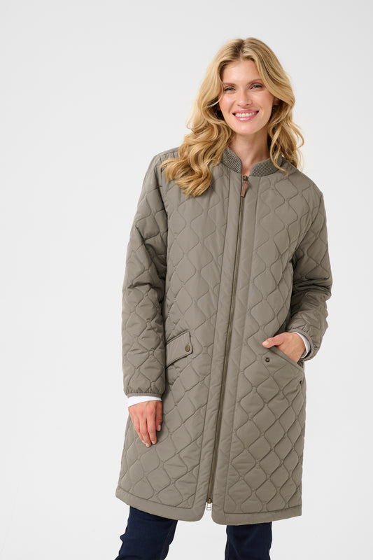 Sage green padded jacket