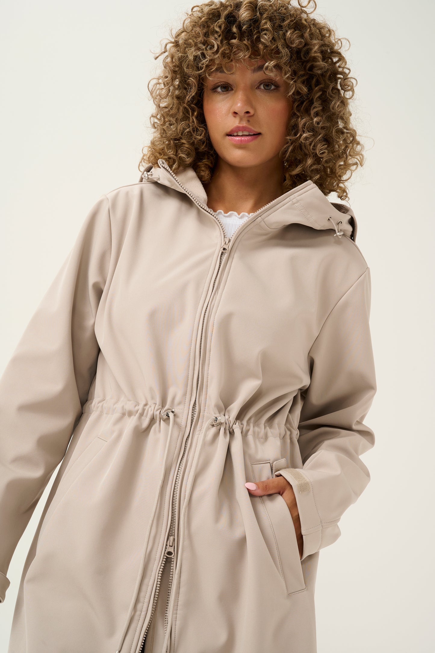 Nuala softshell parka coat