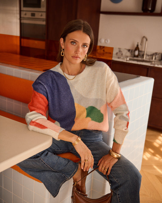 Multi colour jumper
