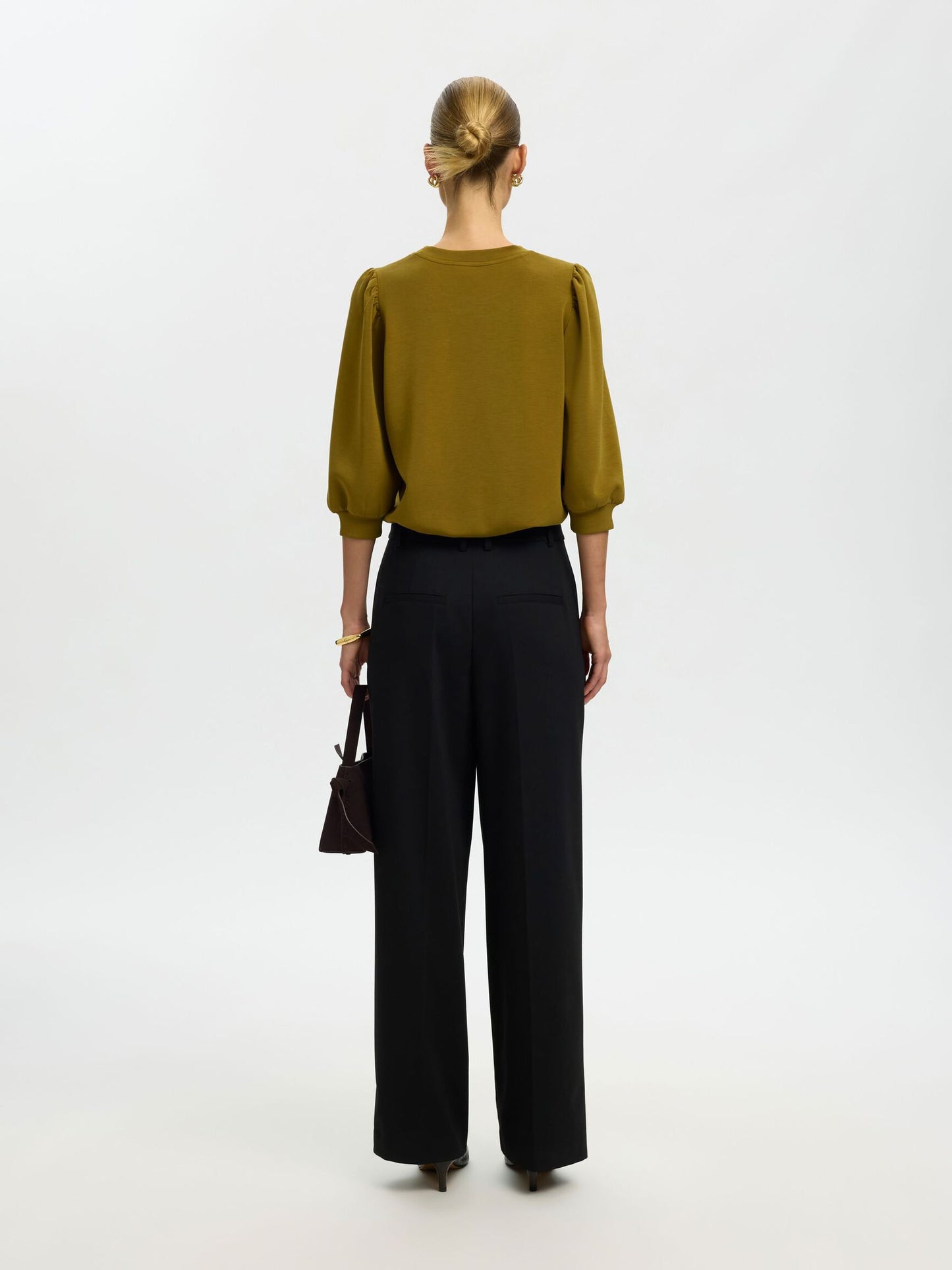 Mary-Anne sweater in fir green