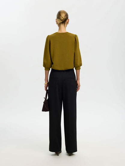 Mary-Anne sweater in fir green