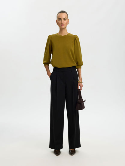 Mary-Anne sweater in fir green