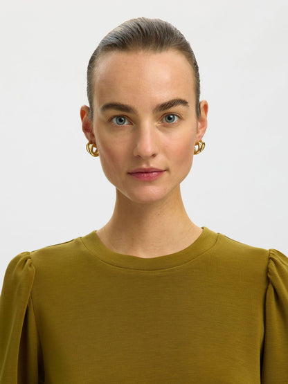 Mary-Anne sweater in fir green