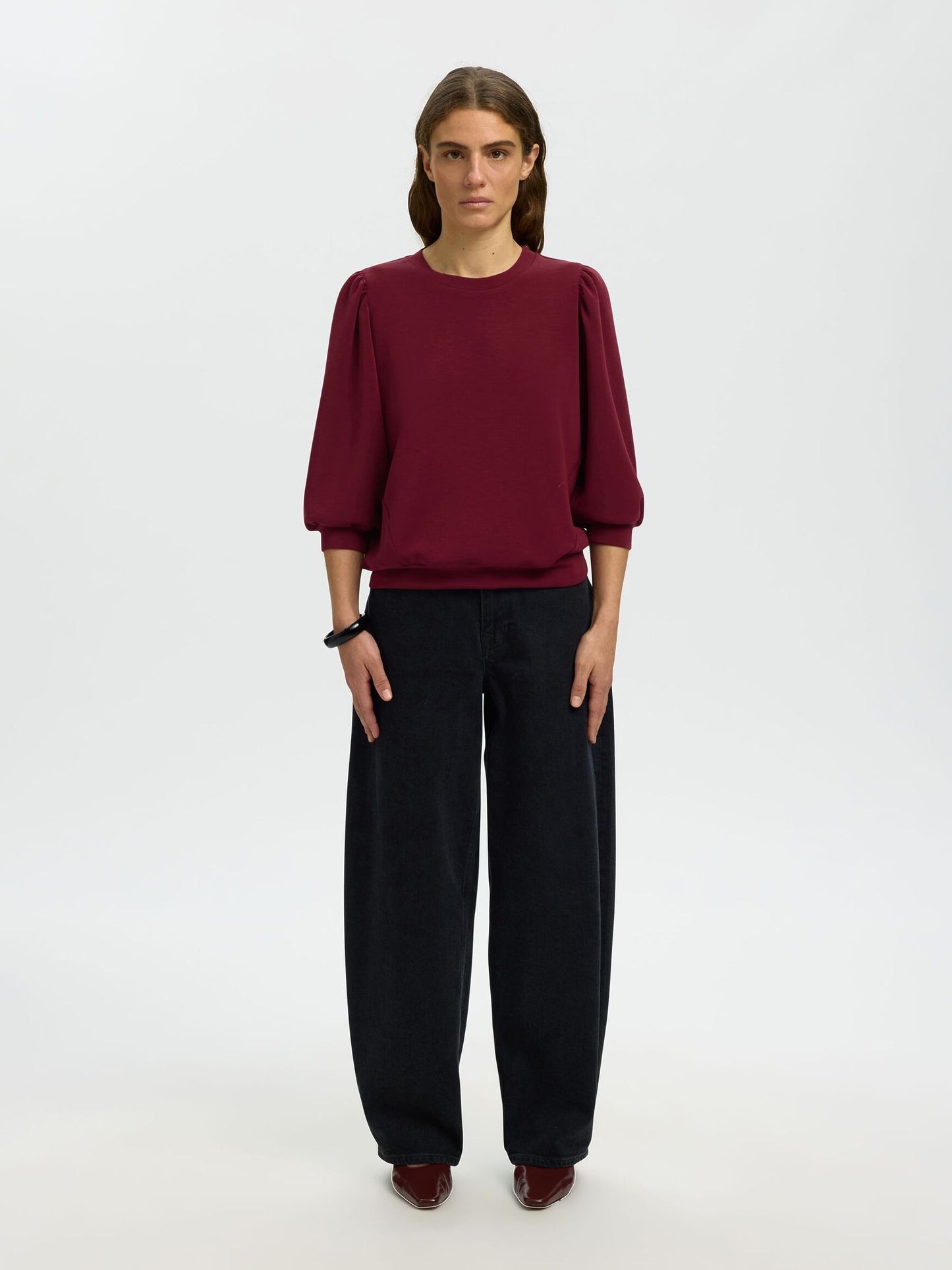 Mary-Anne sweater in port