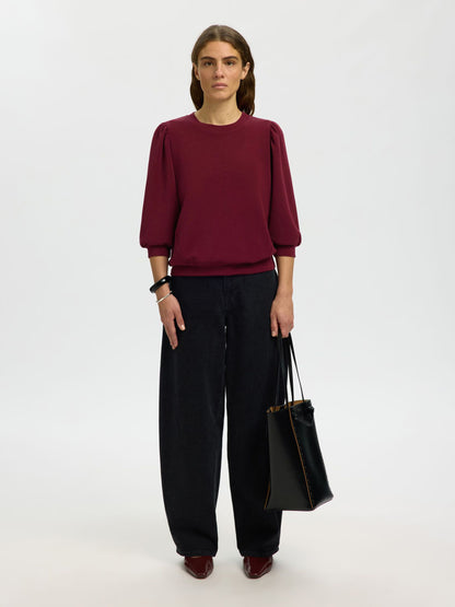 Mary-Anne sweater in port