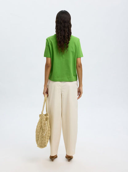 Green 100% cotton t-shirt