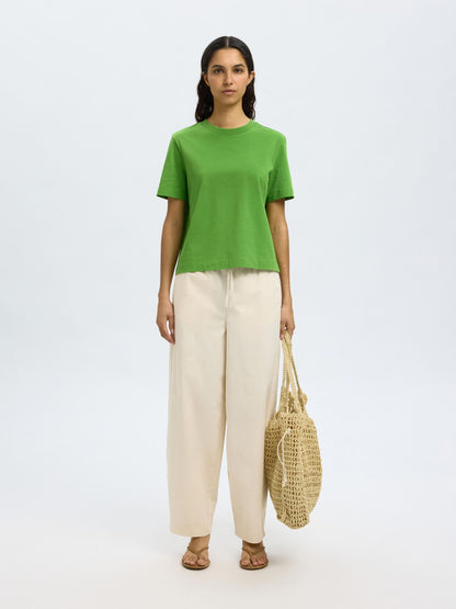 Green 100% cotton t-shirt
