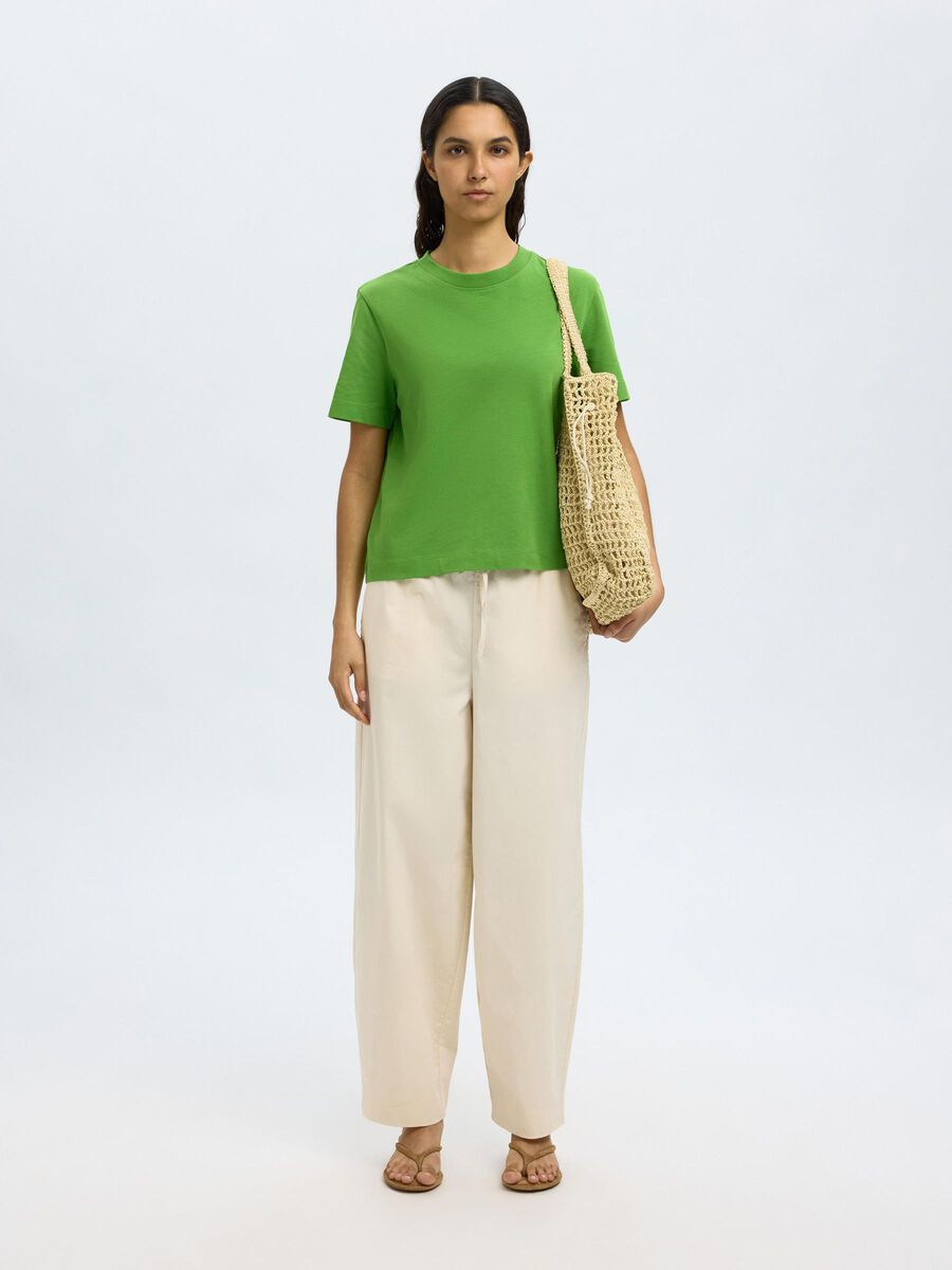 Green 100% cotton t-shirt