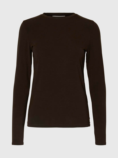 Beautifully soft brown long sleeve top
