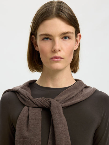 Beautifully soft brown long sleeve top