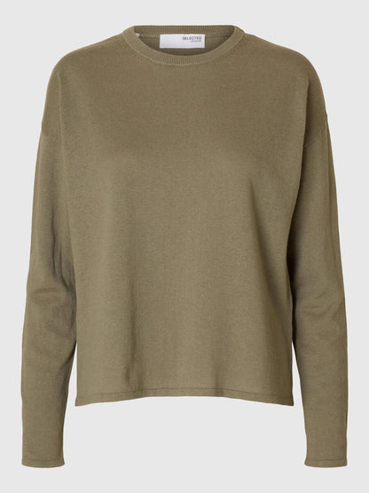 Lightweight sage green knit