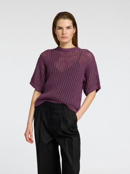 Ellie knit top - made with organic cotton