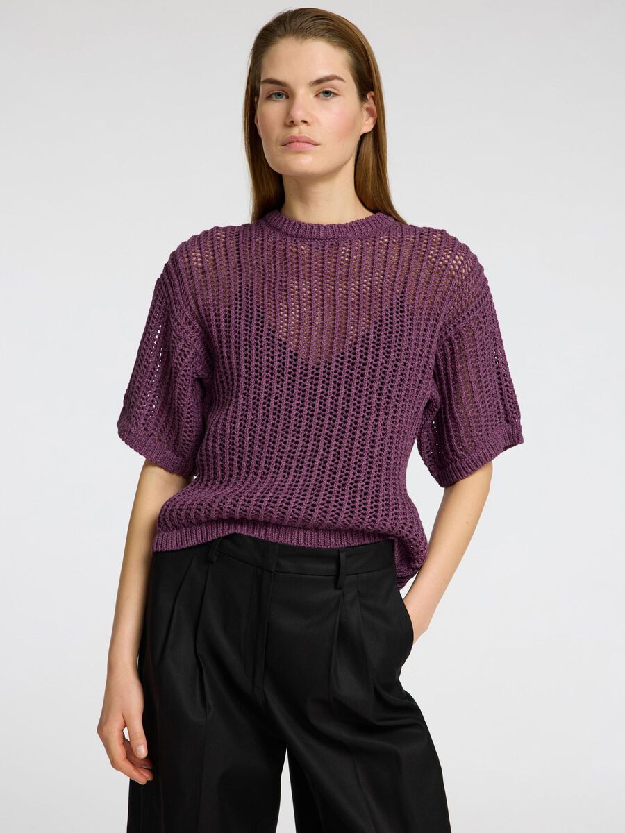 Ellie knit top - made with organic cotton