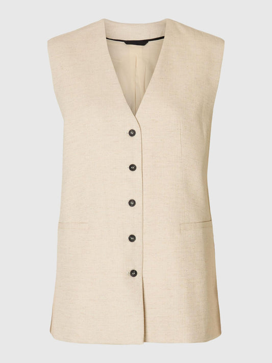 Gemma cotton waist coat top