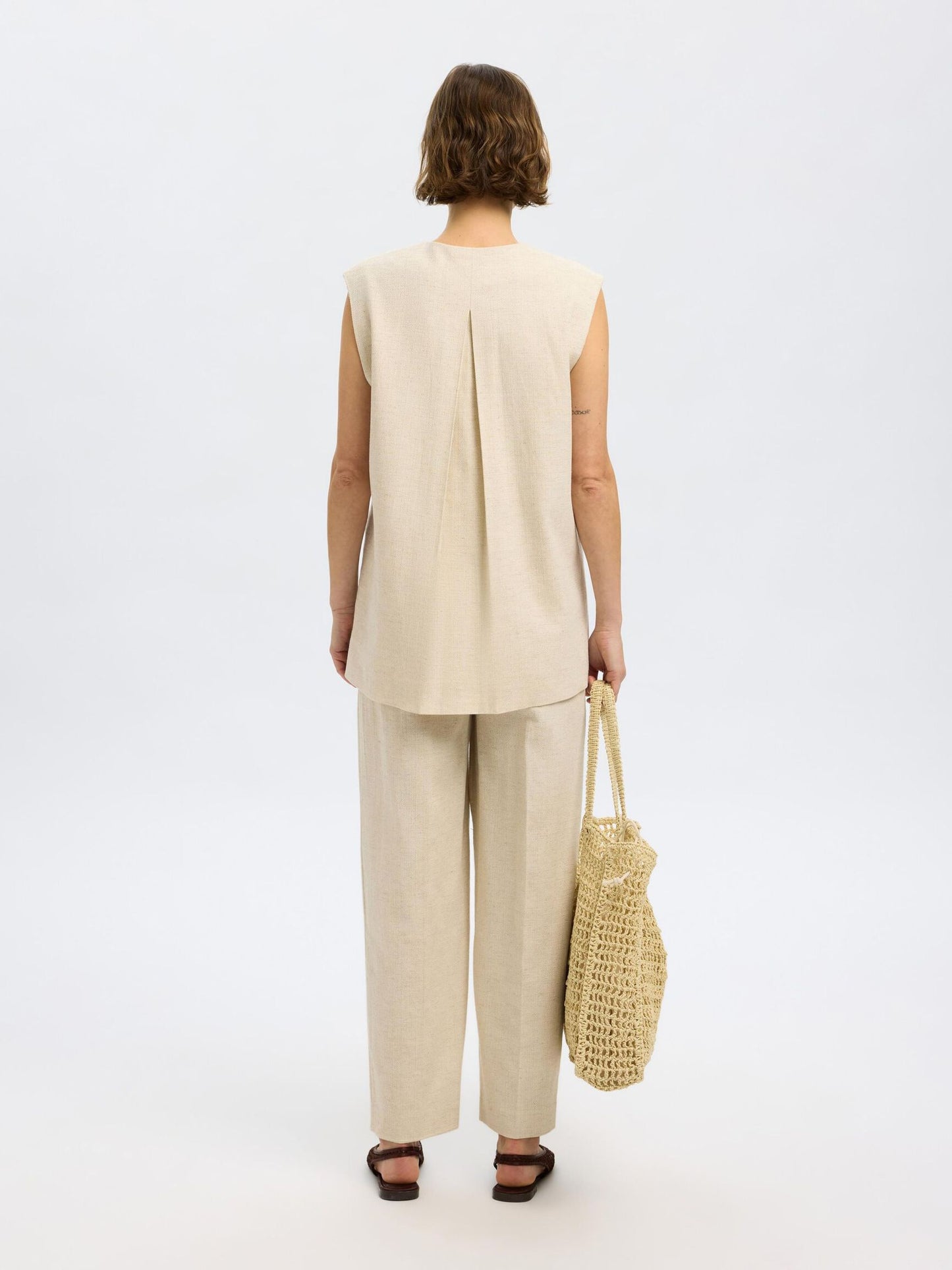 Gemma cotton waist coat top