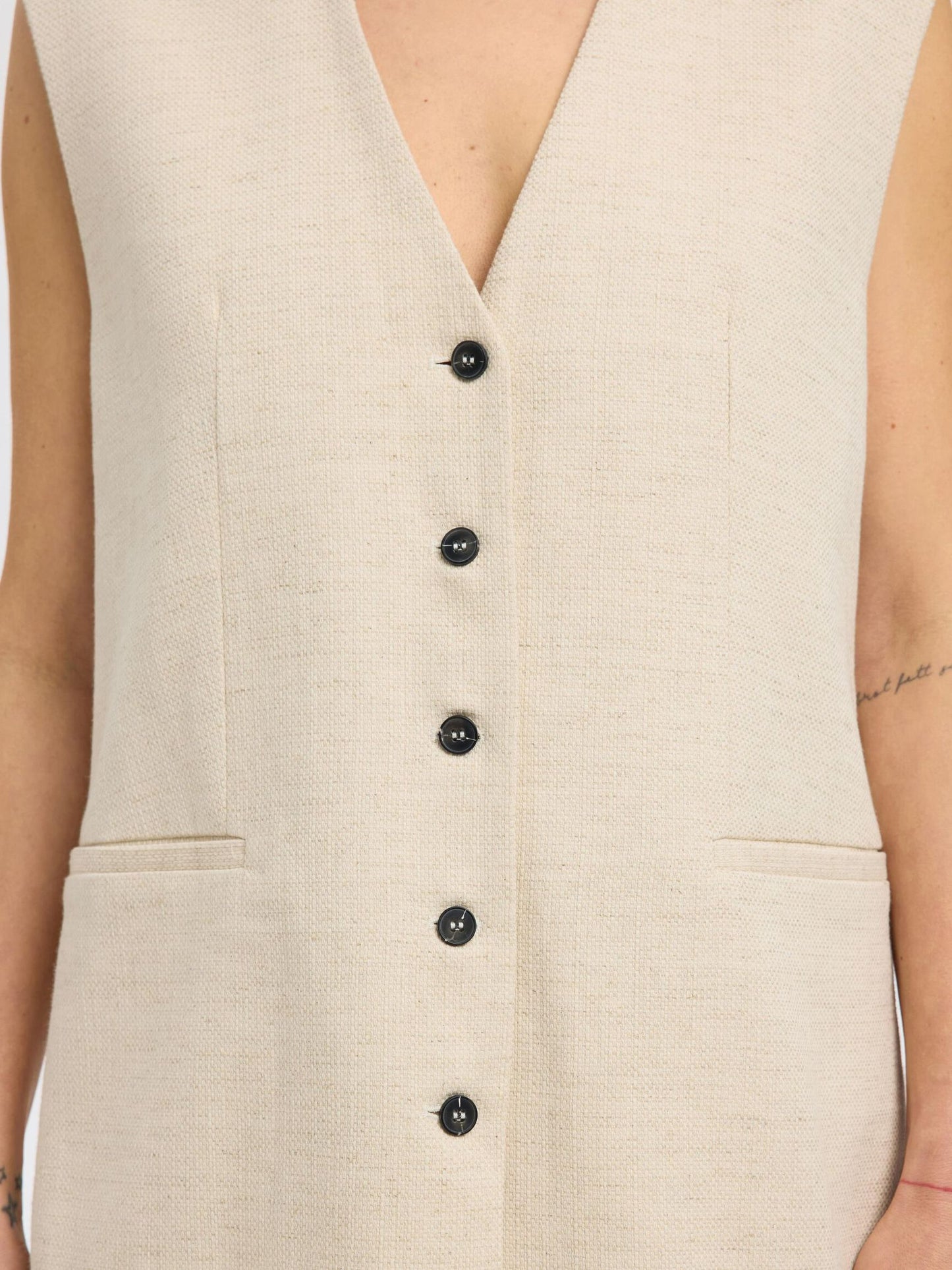 Gemma cotton waist coat top