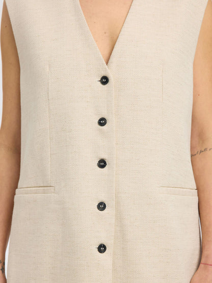 Gemma cotton waist coat top