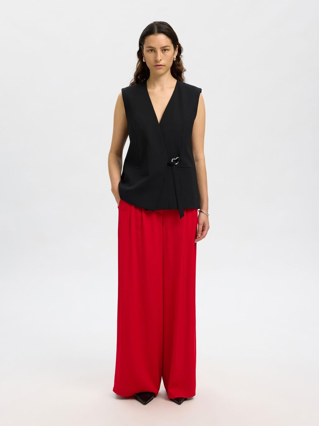Michelle wide leg trousers