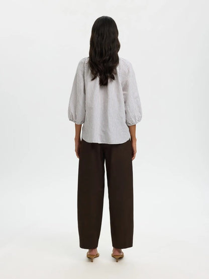 Nelly choc chip linen  shirt