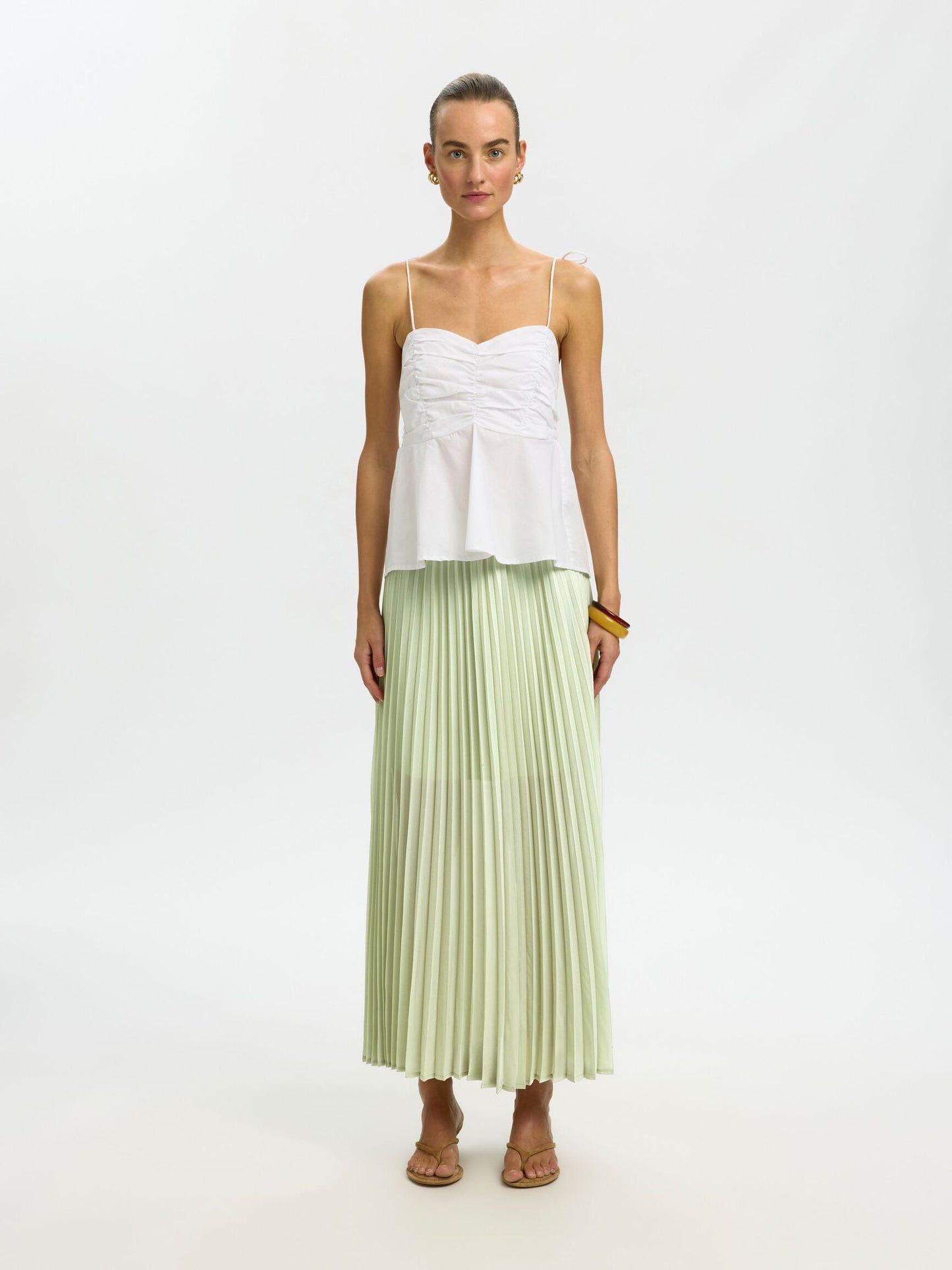 Millie pleated skirt