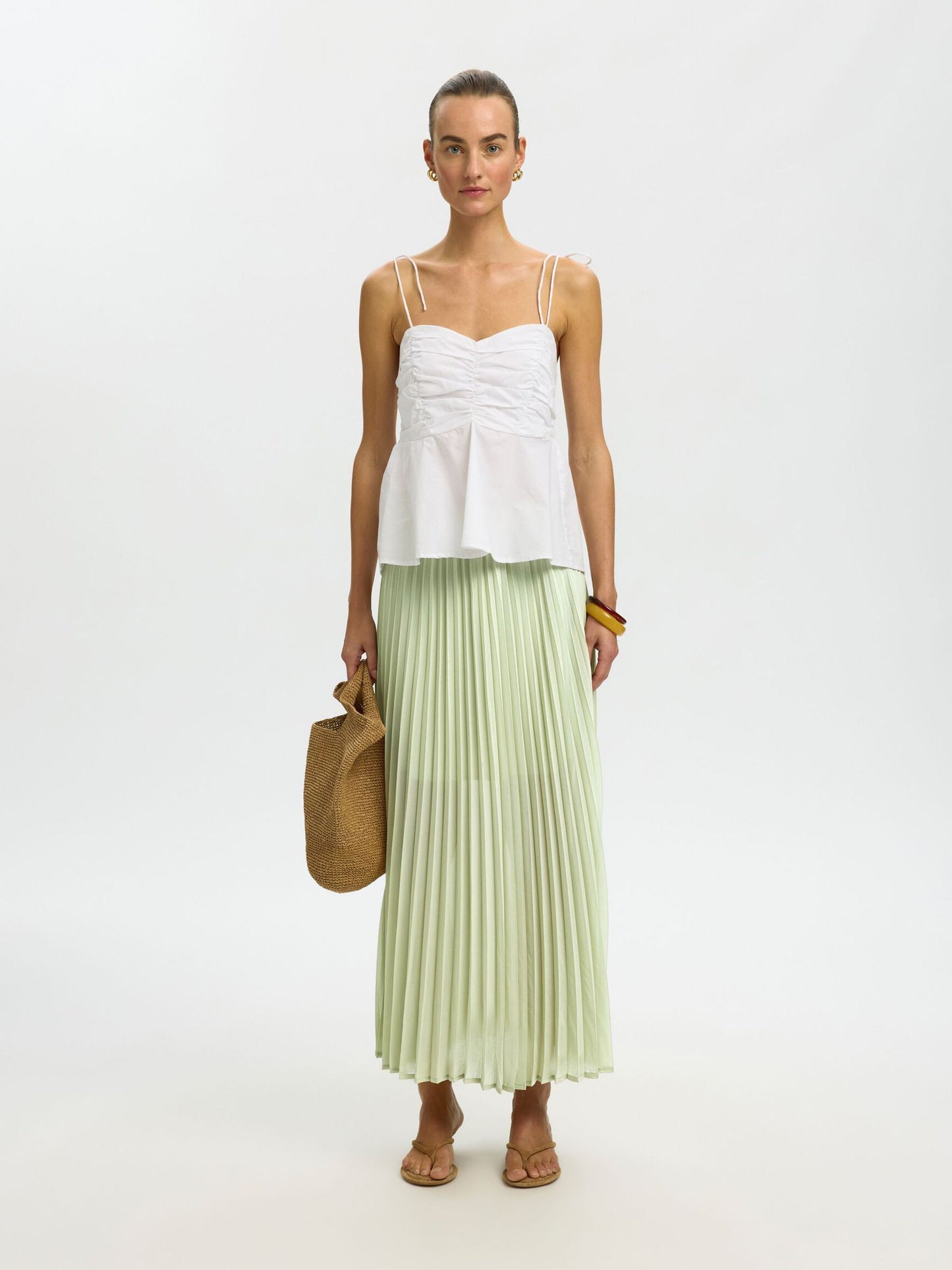 Millie pleated skirt