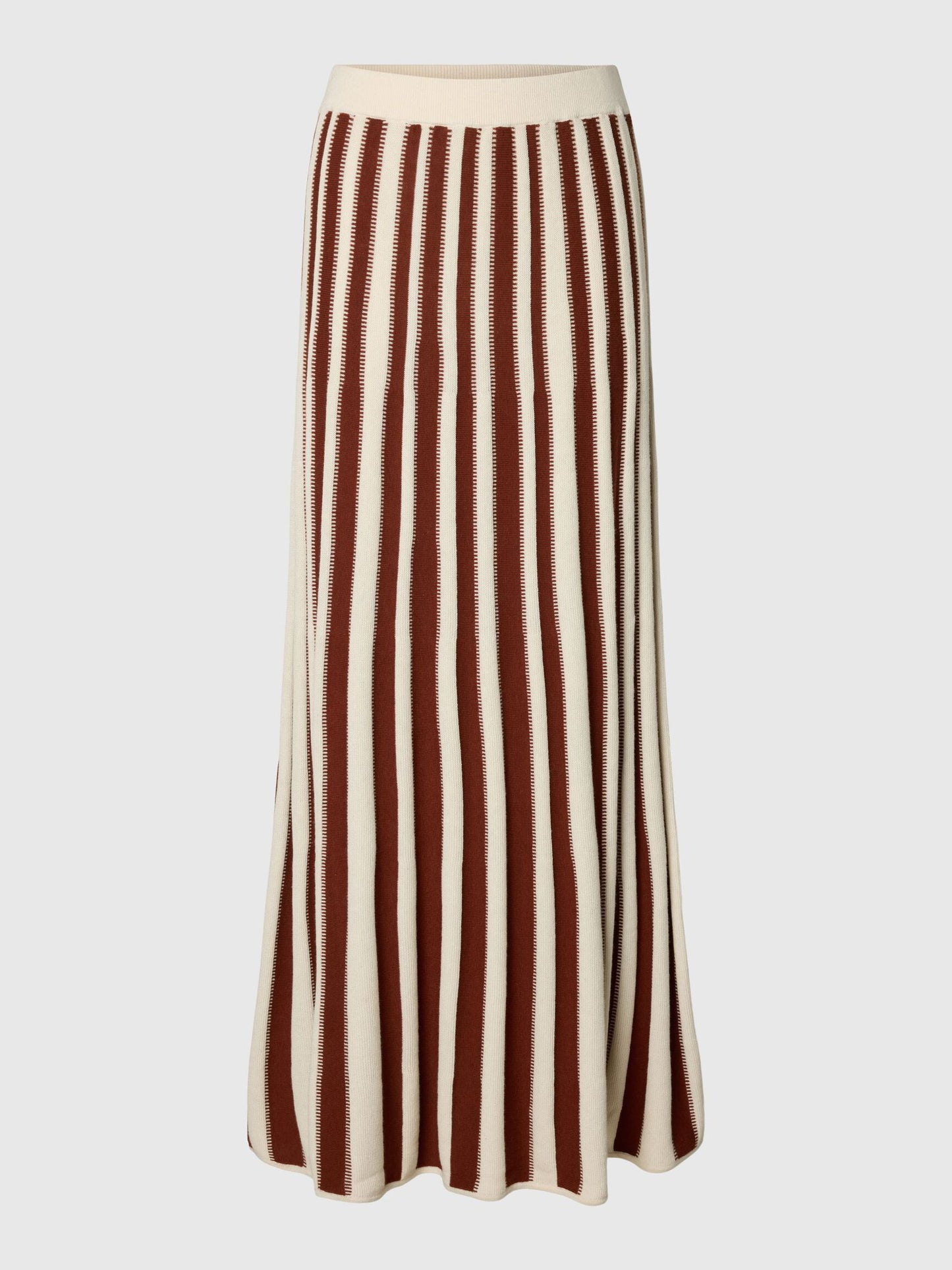 Cherry maxi knit skirt