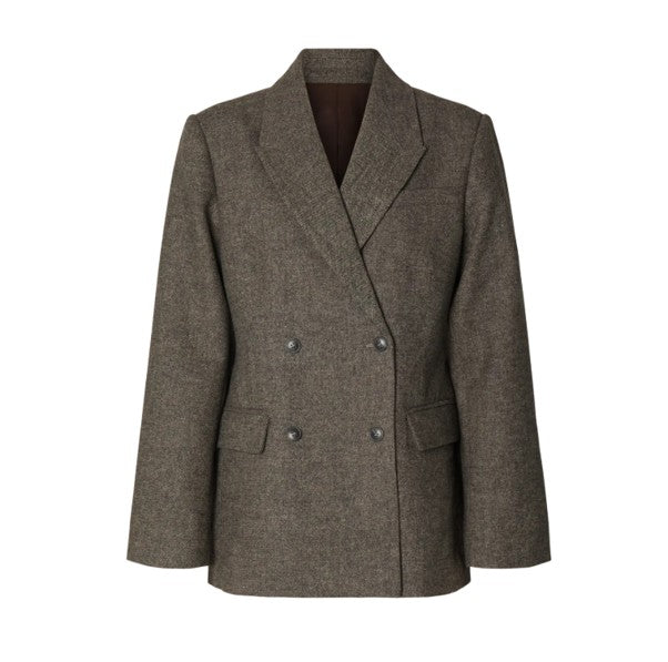 Wool blend blazer