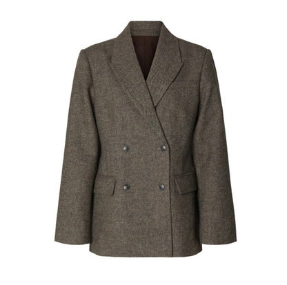 Wool blend blazer